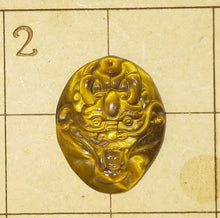 Load image into Gallery viewer, Tigers eye carved dragon pendant
