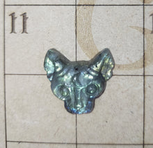 Load image into Gallery viewer, Labradorite sphinx cat cabochons
