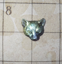 Load image into Gallery viewer, Labradorite carved cat cabochon
