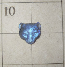 Load image into Gallery viewer, Labradorite carved cat cabochon
