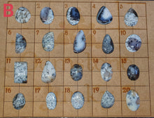 Load image into Gallery viewer, Dendrite opal cabochon various sizes and shapes
